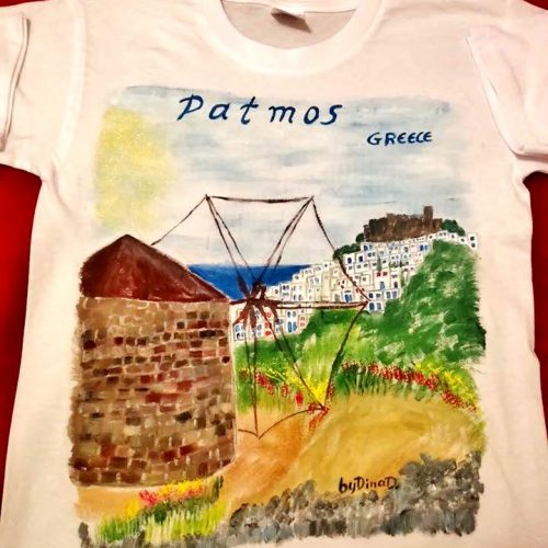 Μπλούζα παιδική ζωγραφισμένη,, Ανεμόμυλος