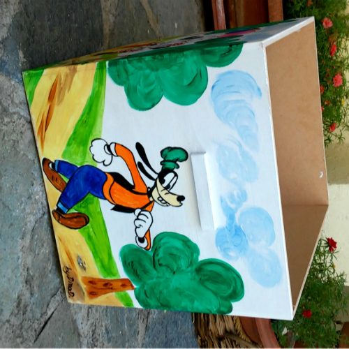 Ξύλινο κουτί βάφτισης , Daffy Duck